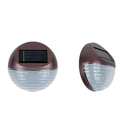 Fusion Products Round Solar Wedge Light with Plastic Lens