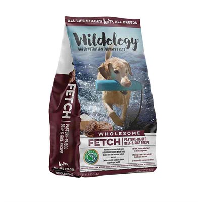 Wildology FETCH Pasture-Raised Beef & Rice Dog Food, 8 lbs