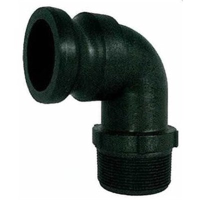 Green Leaf 90 Degree Series Male Adapter - 2-in Male Thread