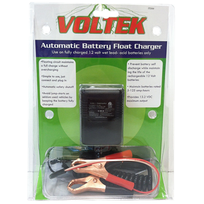 Voltek 12V Auto Battery Float Charger