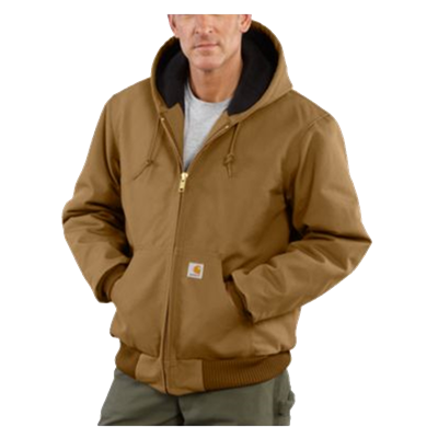 Carhartt Duck Lined Active Jacket - Brown, XL, Regular