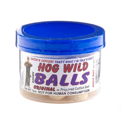 Magic Bait Hog Wild Balls Catfish Bait, 5 oz