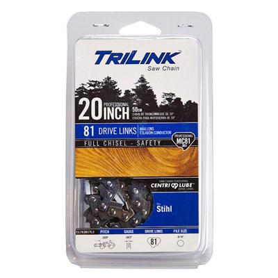 TriLink Chainsaw Chain,.325, .063 81 DL