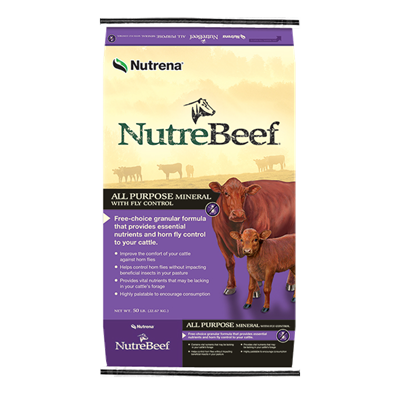 Nutrena NutreBeef All Purpose Mineral with Fly Control, 50 lbs