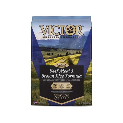 Victor Select Beef Meal and Brown Rice Dog Food, 15 lb