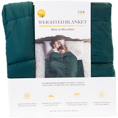 Rejuve Weighted Blanket, 15 Lb., Color May Vary