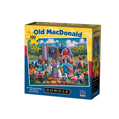 Dowdle Old Macdonald Puzzle, 100 ct