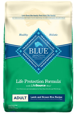 Blue Buffalo Life Protection Adult Lamb and Brown Rice, 30 lbs