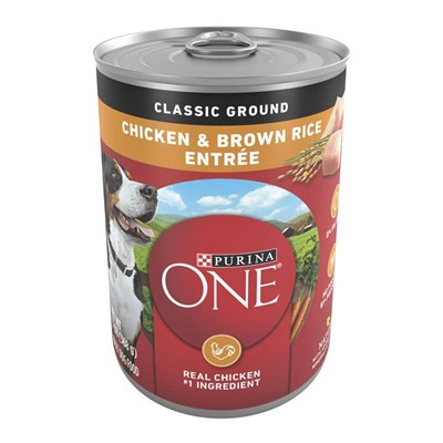 Purina One Wet Dog Food- Chicken and Rice, 13 oz