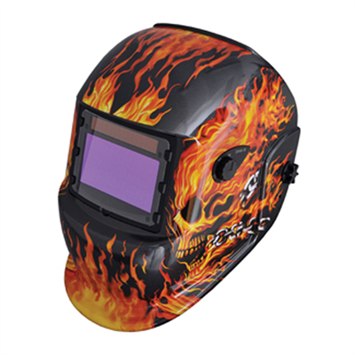 K-T Industries Welding Helmet, Auto Dark, Skull