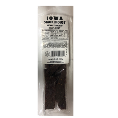 Iowa Smokehouse Hickory Smoked Beef Jerky, 5 oz
