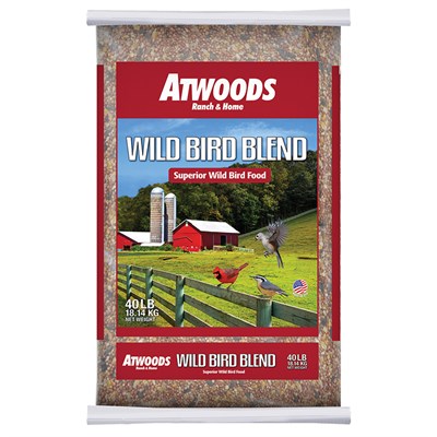 Atwoods Superior Bird Seed Wild Bird Blend, 40 lb