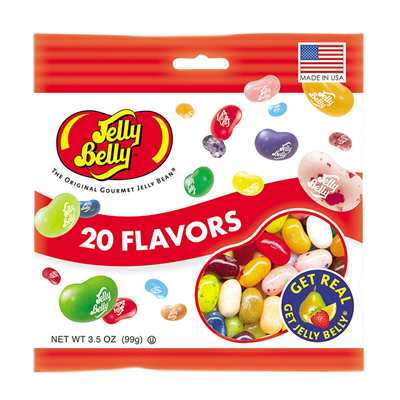Jelly Belly 20 Flavors, 3.5 oz