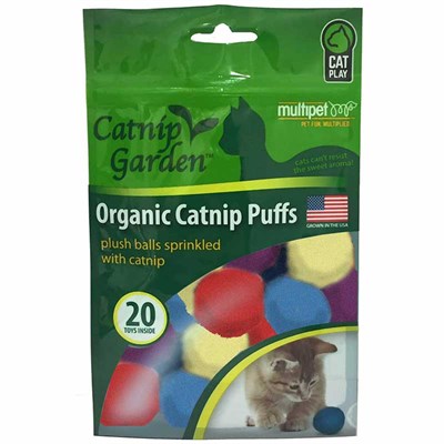 Multipet Organic Catnip Puffs, 2 pack