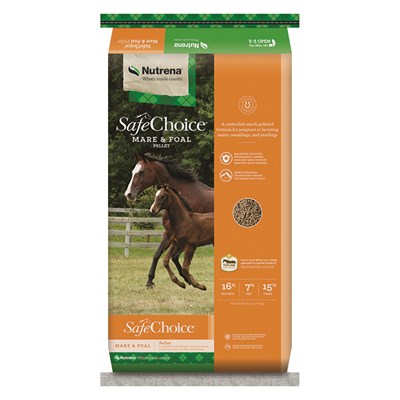 Nutrena SafeChoice Mare & Foal Horse Feed, 50 lbs.