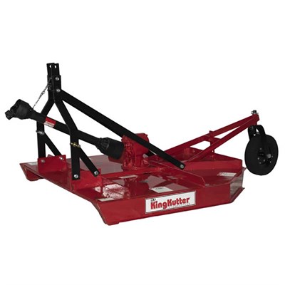 King Kutter 5-ft 60HP Gearbox Lift Kutter - Red