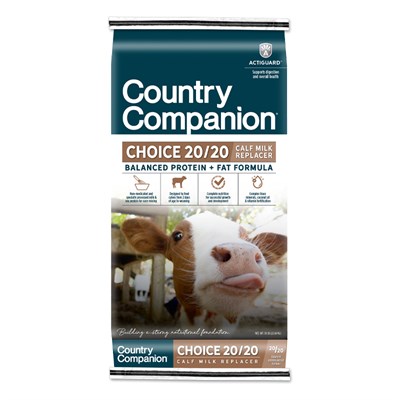 Country Companion Calf Milk Replacer, Choice 20/20, 50 lb