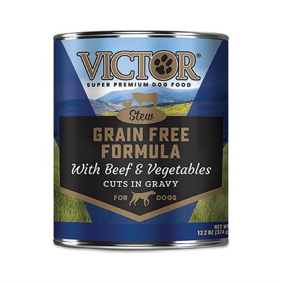 Victor Super Premium Beef & Vegetables Entre in Gravy Canned Dog Food, 13.2 oz