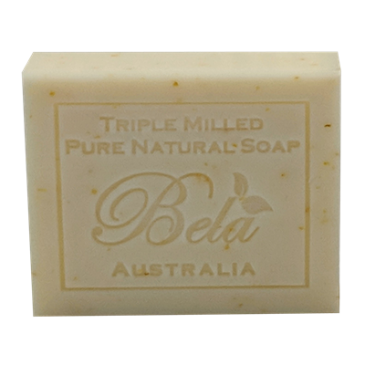 Bela Spearmint & Bran with Essential Oil Natural Soap Bar, 3.5 oz
