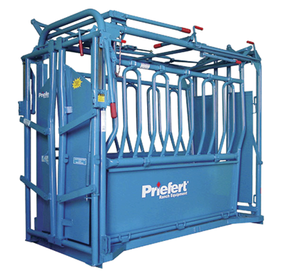 Priefert SO4 Squeeze Chute with Automatic Headgate