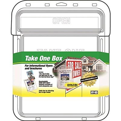 Hy-Ko 22131 10-1/2-Inch X 15-Inch Clear Take One Box