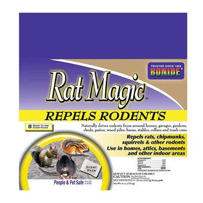 Bonide Rat Magic Rodent Repellent Scent Packs