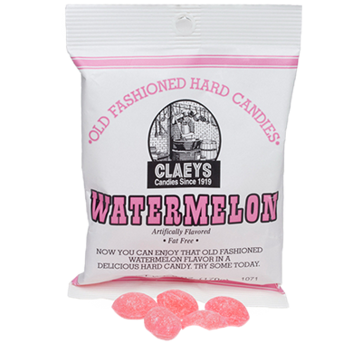 Claey's Candy Old Fashioned Hard Candies, Watermelon, 6 oz