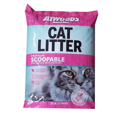 Atwoods Scoopable Cat Litter, 25 LB
