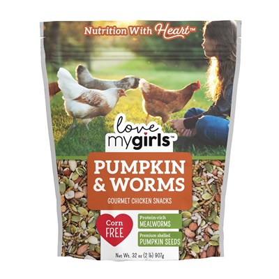Love My Girls Pumpkin and Worm Treat, 2 lb.