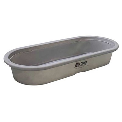 Hastings 2-ft x 1-ft x 6-ft 89-gallon Oval Poly Stock Tank