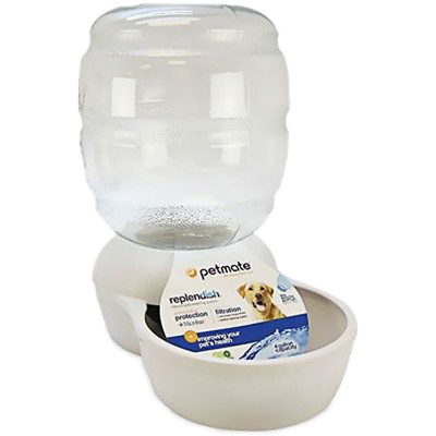 Petmate Replendish Waterer with Microban - 4 Gallon Capacity - Color May Vary