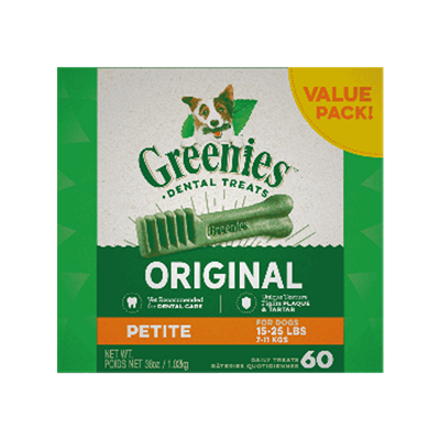 Greenies Original Petite Dog Dental Treats, 36 oz