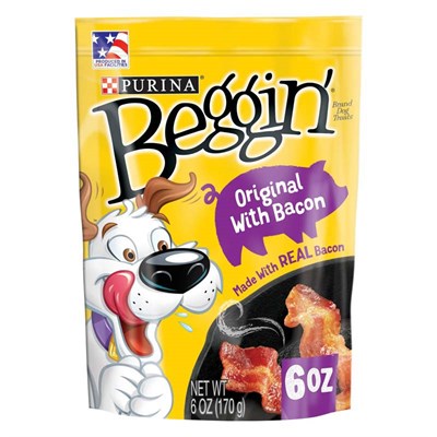 Beggin' Strips Dog Treat- Bacon, 6 oz