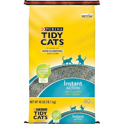 Tidy Cats Litter- Non Clumping, Instant Action, 40 lb