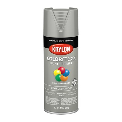 Krylon COLORmaxx Spray Paint Gloss Castle Rock 12oz