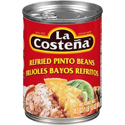 La Costena Refried Pinto Beans, 20.5 oz