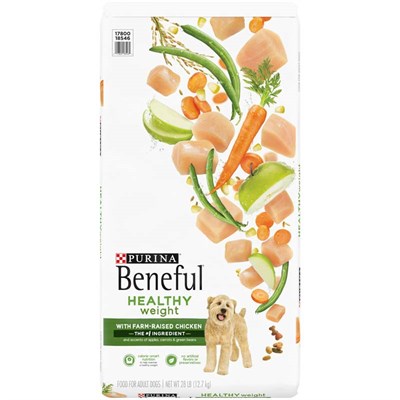 Beneful Dry Dog Food- Healthy Weight, Chicken, 28 lb