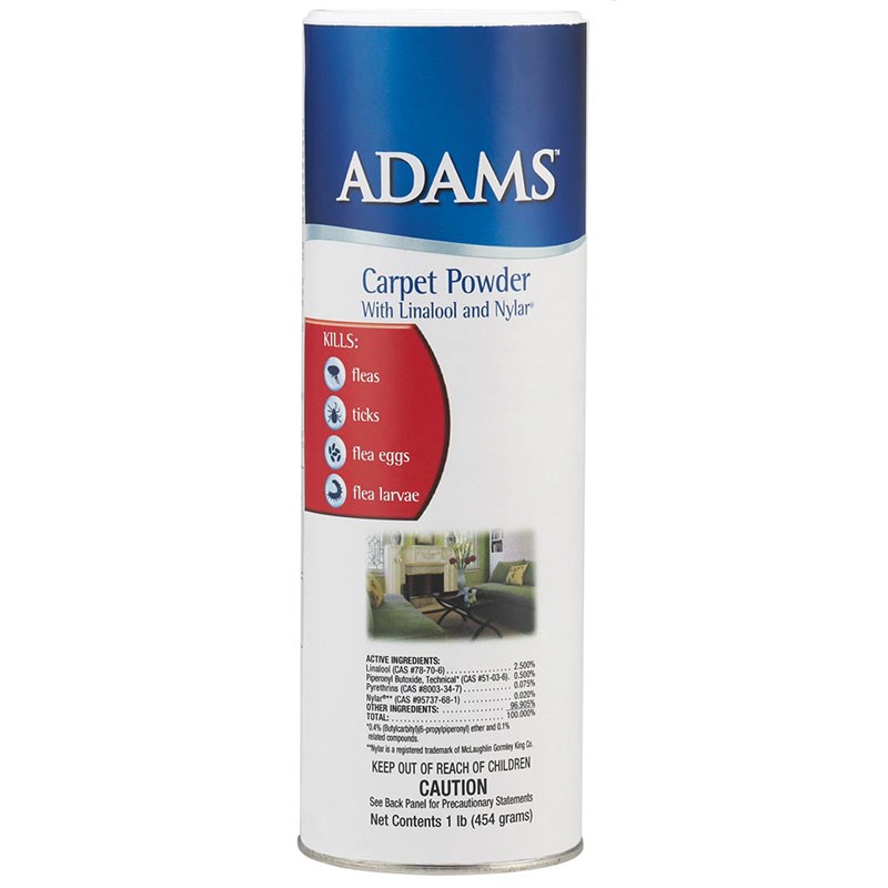Adams Plus Flea and Tick Carpet Powder, 16 oz.
