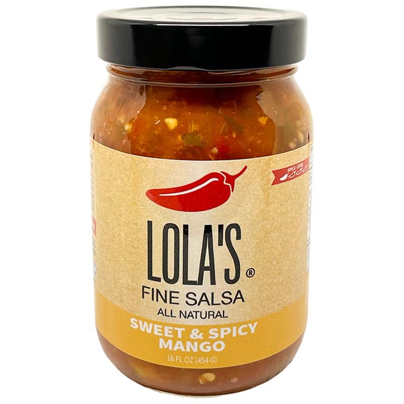 Lola's Fine Sweet & Spicy Mango Salsa, 16 oz