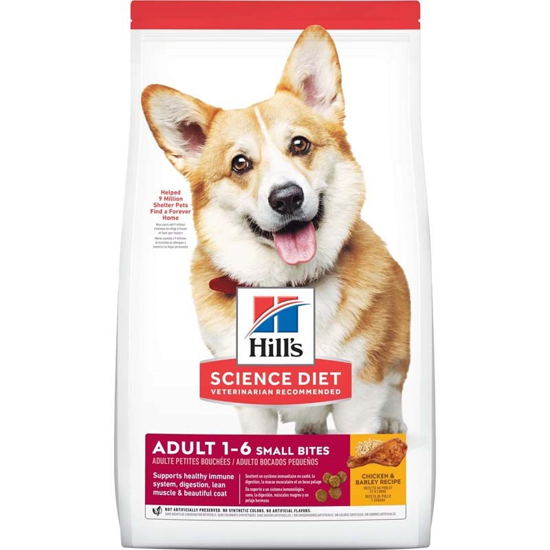 Hill s Science Diet Dry Adult Dog Food Small Bites Chicken and Barley 5 lb