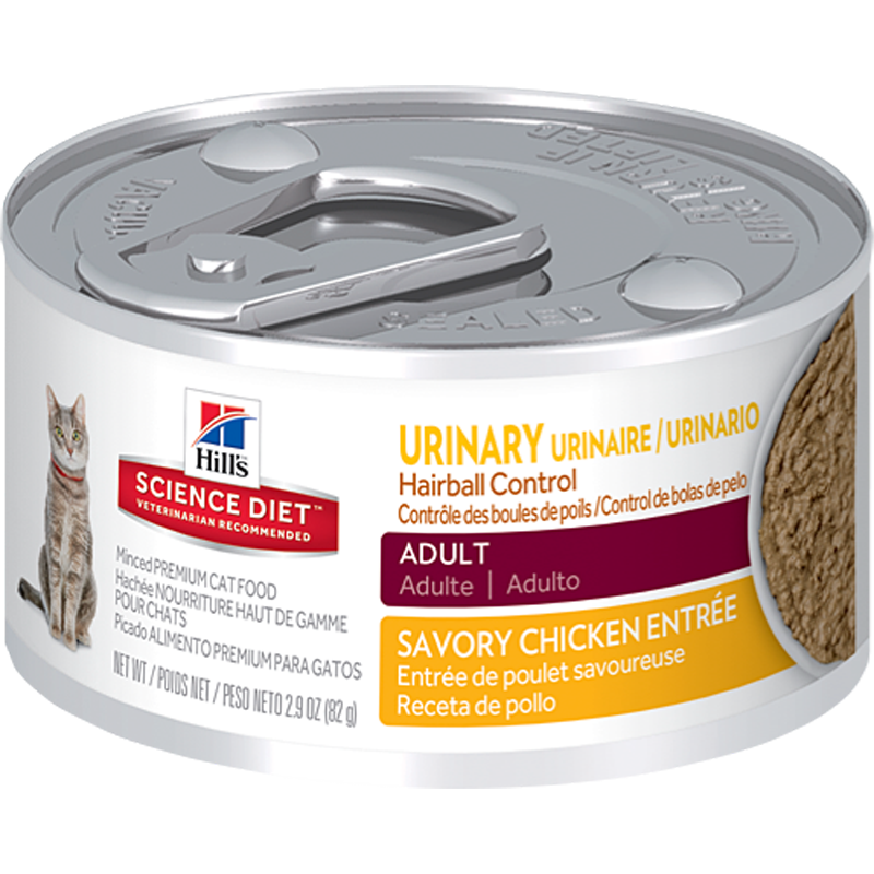Hills Science Diet Adult Urinary Hairball Control Canned Cat Food