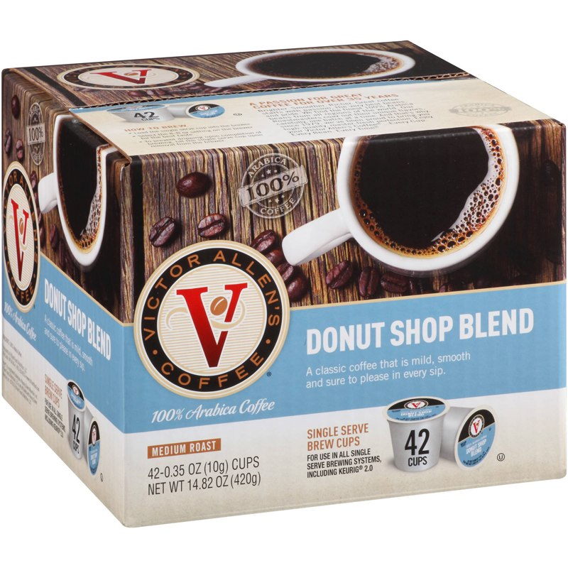 Victor Allen's Coffee Donut Shop Blend Single Serve Medium Roast