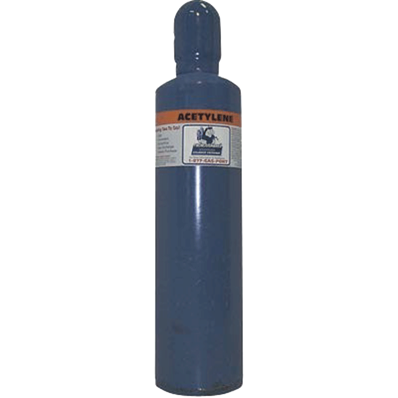 Thoroughbred Acetylene Cylinder Only, 145 cu ft