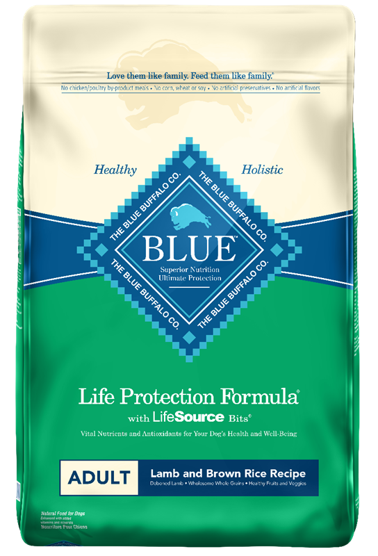 Blue Buffalo Life Protection Adult Lamb and Brown Rice, 15 lbs