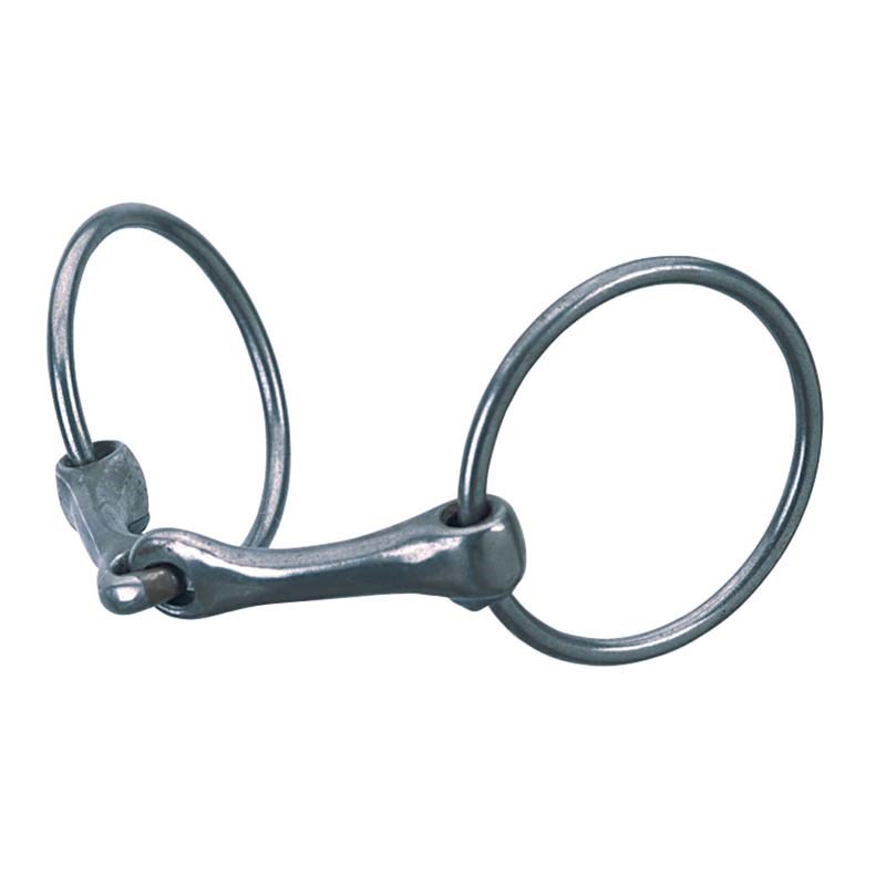 Weaver Leather All Purpose Ring Snaffle Bit, 5-inch Mouth
