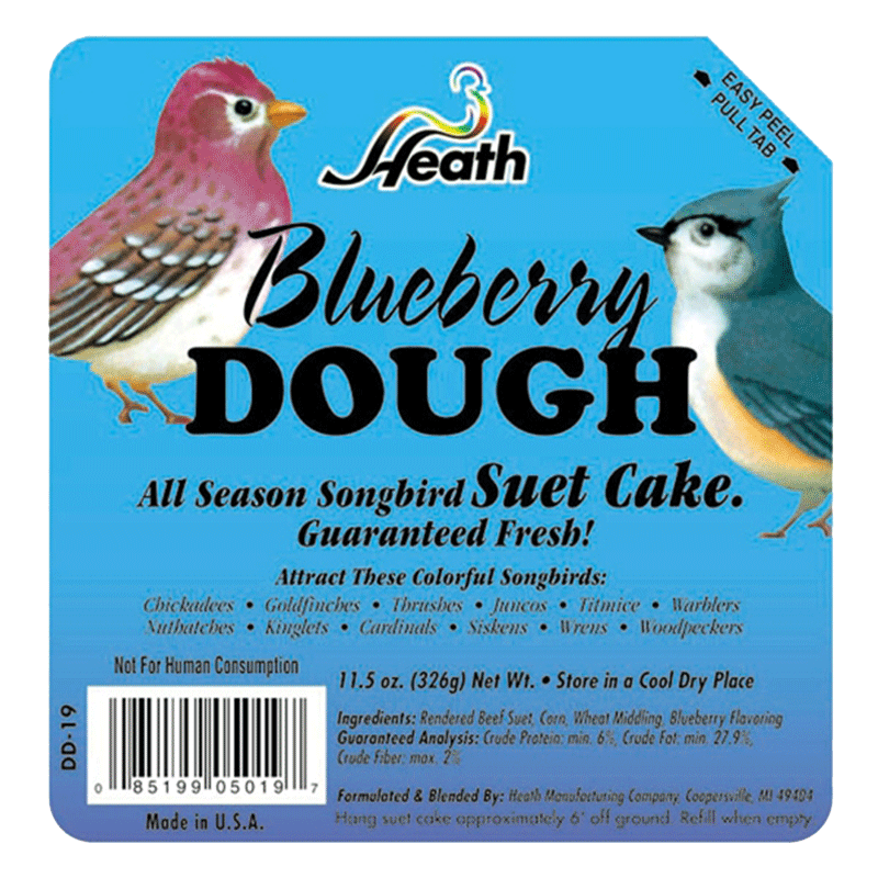 Heath Manufacturing Blueberry Dough Suet, 11 oz
