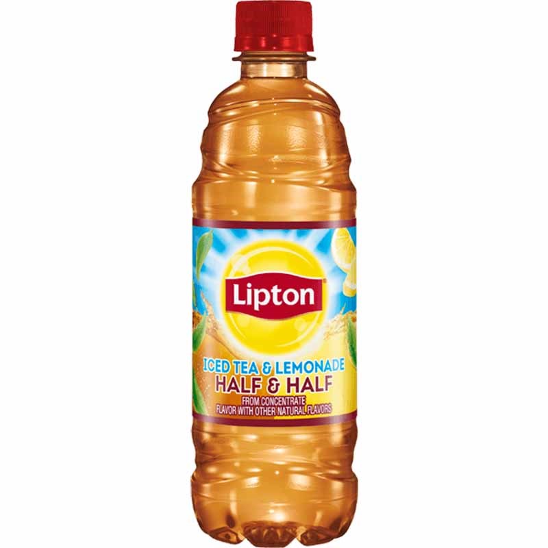 Lipton Iced Tea & Lemonade Half & Half 16.9 oz Bottle, 12 pack
