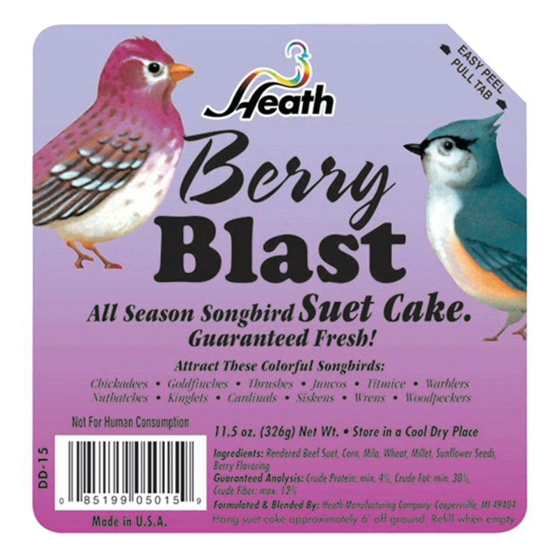 Heath Manufacturing Berry Blast Suet, 11 oz