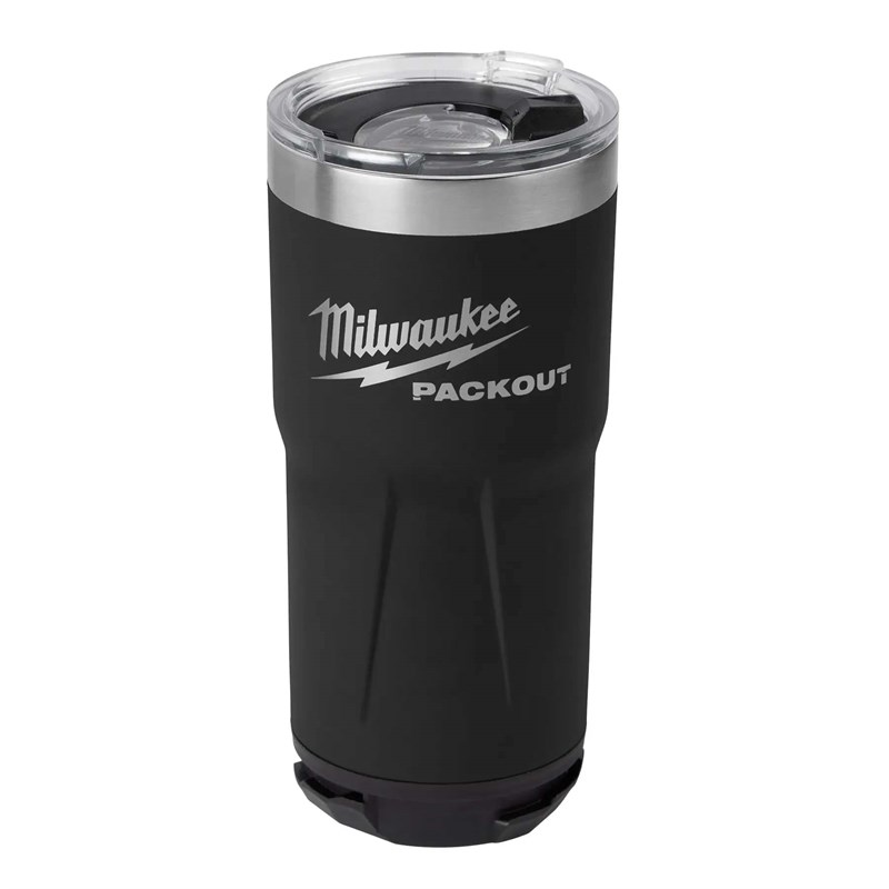 Milwaukee Packout Tumbler- Black, 20 oz.