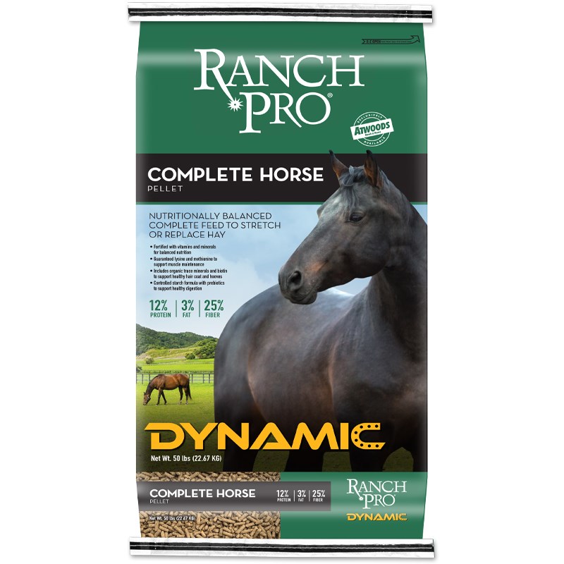 Ranch Pro Dynamic Complete Horse Pellets, 50 lbs